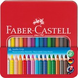 Faber-Castell Jumbo Grip Buntstift, 16er Metalletui, Set