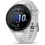 Garmin Forerunner 165, Smartwatch weiß/hellgrau, 43 mm, Silikon-Armband