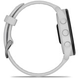 Garmin Forerunner 165, Smartwatch weiß/hellgrau, 43 mm, Silikon-Armband