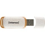 Intenso Green Line 128 GB, USB-Stick beige/braun, USB-A 3.2 Gen 1