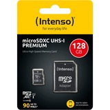 Intenso Premium 128 GB microSDXC, Speicherkarte UHS-I U1, Class 10