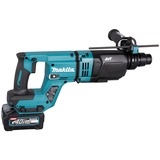 Makita Akku-Kombihammer HR007GM201 XGT, 40Volt, Bohrhammer blau/schwarz, 2x Li-Ion Akku 4,0Ah