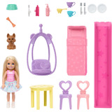 Mattel Barbie aufklappbares Chelsea Pop-Up-Haus, Spielgebäude 
