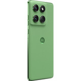 Motorola edge 60 512GB, Handy Shamrock, Android, Finish mit Leder-Optik, 12 GB LPDDR4X