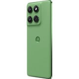 Motorola edge 60 512GB, Handy Shamrock, Android, Finish mit Leder-Optik, 12 GB LPDDR4X