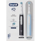  Oral-B iO Series 3N Duo, Elektrische Zahnbürste schwarz/blau, Matt Black/Ice Blue inkl. 2. Handstück
