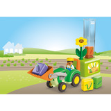 PLAYMOBIL 71773 JUNIOR: Traktor mit Pflanzmaschine, Konstruktionsspielzeug 