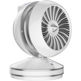 Rowenta 2in1 Air Force Intense HQ 7152, Heizlüfter weiß/silber, Standventilator, Heizlüfter