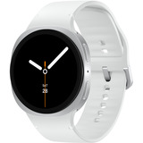 SAMSUNG Galaxy Watch8, Smartwatch silber, 44 mm, LTE, Sport Band M/L