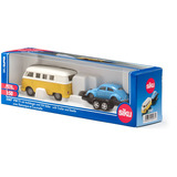 SIKU 2567 SUPER VW T1 mit Anhänger und VW Käfer, Modellfahrzeug 
