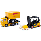 SIKU 6324 SUPER Geschenkset DHL, Modellfahrzeug 