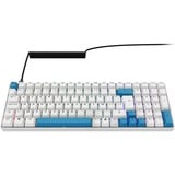 Sharkoon SKILLER SGK50 S2 PBT, Gaming-Tastatur weiß, BE-Layout, Gateron G Pro 3.0 Yellow