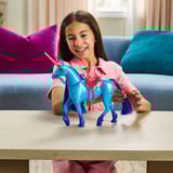 Spin Master Unicorn Academy - Einhorn River, Spielfigur 28 cm groß, mit echter Mähne und Schweif, abnehmbarem Zaumzeug, Sattel und Bürste