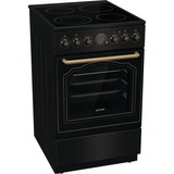 gorenje GECS5B70CLB, Herd schwarz/gold