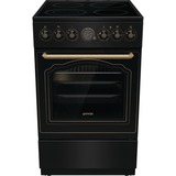 gorenje GECS5B70CLB, Herd schwarz/gold