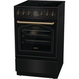 gorenje GECS5B70CLB, Herd schwarz/gold