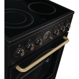 gorenje GECS5B70CLB, Herd schwarz/gold