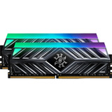 ADATA DIMM 16 GB DDR4-3200 (2x 8 GB) Dual-Kit, Arbeitsspeicher grau, AX4U32008G16A-DT41, XPG Spectrix D41 , INTEL XMP