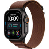 Apple Watch Ultra 4, Smartwatch Titan natur, 49 mm, Alpine Loop Burgunder M, Cellular