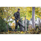 DEWALT Akku-Rucksackgebläse DCMBBL800N, 2x 54Volt, Laubbläser gelb/schwarz, ohne Akku und Ladegerät