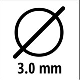 EINHELL Mäh-Faden low noise line 3,0mm 15 Meter