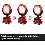 EINHELL Power X-Change Akku-Outdoor-Lampe GC-OL 18/1500 Li-Solo, 18Volt, LED-Leuchte rot, ohne Akku und Ladegerät