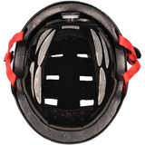 FISCHER Fahrrad BMX Track, Helm schwarz/weiß, Größe L/XL