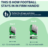 HUDORA Torwarthandschuhe für Kinder, grün, Gr. M grün/weiß, für Kinder ab 5 Jahren