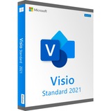 Microsoft Visio Professional 2021, Office-Software Deutsch, Keycard