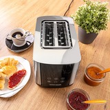 Rommelsbacher Toaster Sunny TO 850 edelstahl/schwarz, 800 Watt, für 2 Scheiben Toast