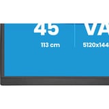 iiyama ProLite XCB4594DQSU-B1, LED-Monitor 113 cm (44.5 Zoll), schwarz (matt), DQHD, VA, Curved, HDMI, DP, USB-C, USB-Hub