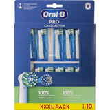 Braun Oral-B Pro Cross Action Aufsteckbürsten 10er weiß