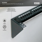 Digitus 19 Zoll Equipment-Wandhalterung 6 HE schwarz
