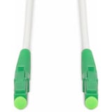 Digitus Glasfaser-Simplex-Patchkabel, stahlarmiert, Singlemode, LC/APC > LC/APC weiß, 5 Meter