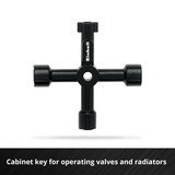 EINHELL Werkzeug-Pad Sanitärinstallation, in E-Case-Einleger, Zangen-Set 8-teilig