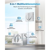 Ecovacs Fensterputz-Roboter WINBOT W2 Omni, Fenstersauger weiß, 96 Watt, mit tragbarer Dockingstation