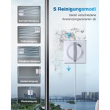 Ecovacs Fensterputz-Roboter WINBOT W2 Omni, Fenstersauger weiß, 96 Watt, mit tragbarer Dockingstation