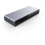 Hyper Thunderbolt 4 Dock, Dockingstation aluminium/schwarz