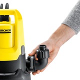 Kärcher Entwässerungspumpe SP 11.000 Dirt, Tauch- / Druckpumpe gelb/schwarz, 400 Watt, für Schmutzwasser