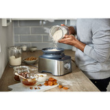 Kenwood Küchenmaschine MultiPro Compact+ silber, 800 Watt, integrierte Waage, Mixaufsatz und Blend-Xtract 2GO