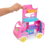 Mattel Barbie Chelsea 2-in-1 Camper, Spielfahrzeug mit 1 Puppe, 2 Haustieren und 15x Zubehör