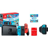 Nintendo Switch Sports Set, Spielkonsole neon-rot/neon-blau, inkl. Switch Sports & Beingurt