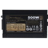 SilverStone SST-SX500-G V1.1, PC-Netzteil schwarz, 2x PCIe, Kabel-Management, 500 Watt