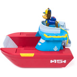 Spin Master Paw Patrol - Sea Patroller Rettungsboot, Spielfahrzeug mit Chase-Figur und Hai
