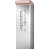 ADATA UR350 64 GB, USB-Stick nickel/braun, USB-A 3.2 Gen 1 (5 Gbit/s)