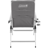 Coleman Gepolsterter Liegestuhl, 5 Positionen 2000038333, Camping-Stuhl grau/silber