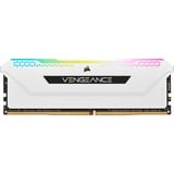 Corsair DIMM 32 GB DDR4-3200 (2x 16 GB) Dual-Kit, Arbeitsspeicher weiß, CMH32GX4M2E3200C16W, Vengeance RGB PRO SL, INTEL XMP