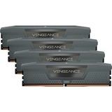 Corsair DIMM 64 GB DDR5-6000 (4x 16 GB) Quad-Kit, Arbeitsspeicher schwarz, CMK64GX5M4B6000C36, Vengeance, INTEL XMP