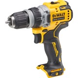 DEWALT Akku-Bohrschrauber DCD703NT, 12Volt gelb/schwarz, ohne Akku und Ladegerät, in TSTAK Box, 4 Wechselköpfe