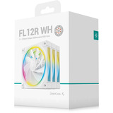 DeepCool FL12R, Gehäuselüfter weiß, Reverse 3er Pack, 120 mm